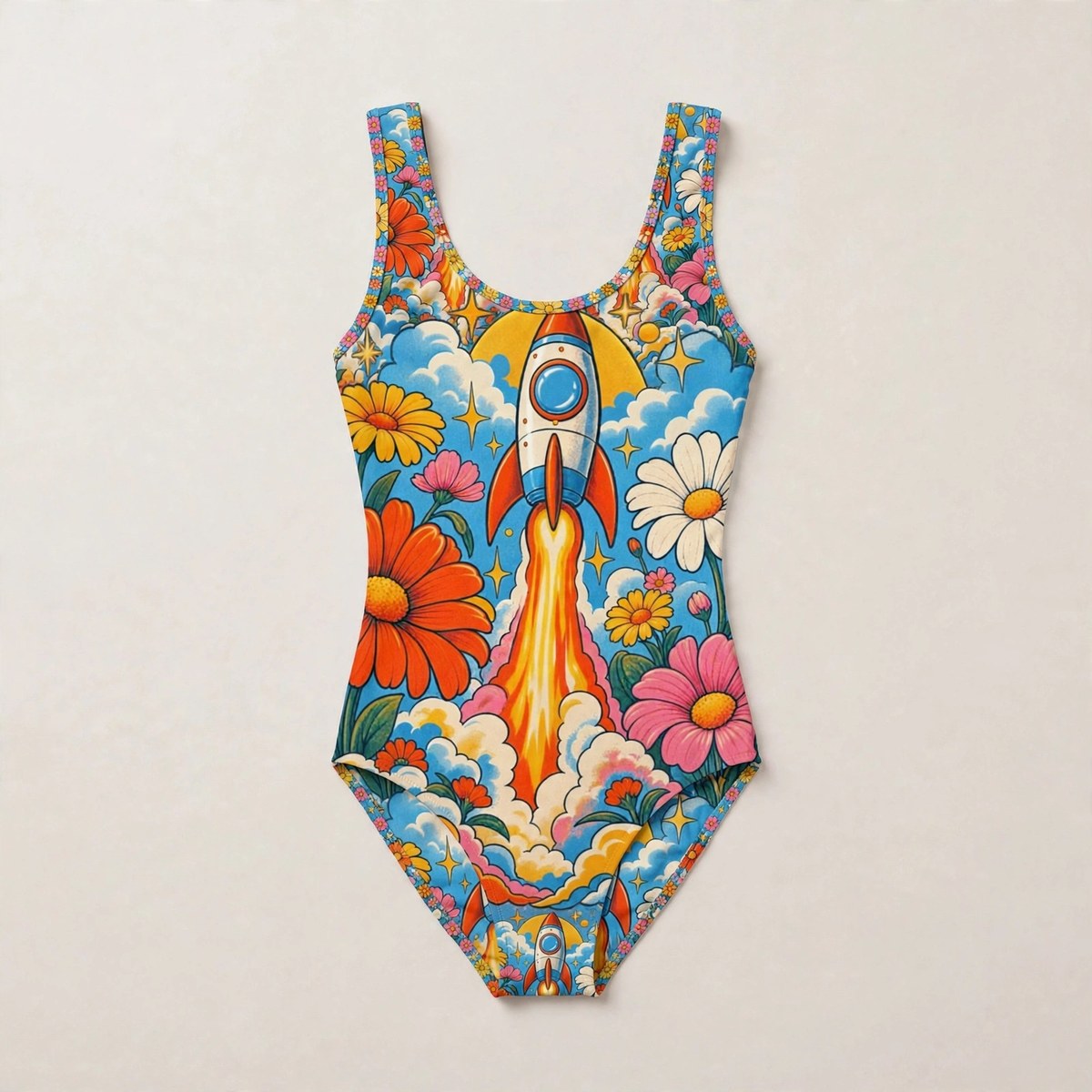 Zoitra Flower Launch One-Piece Swimsuit — Swim & Resort from Zoitra Collective