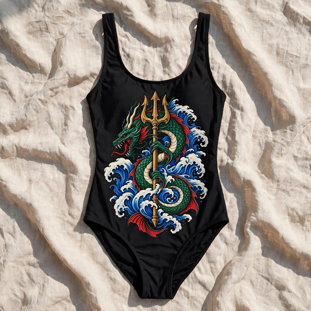Zoitra Leviathan Tide One-Piece Swimsuit — Swim & Resort from Zoitra Collective