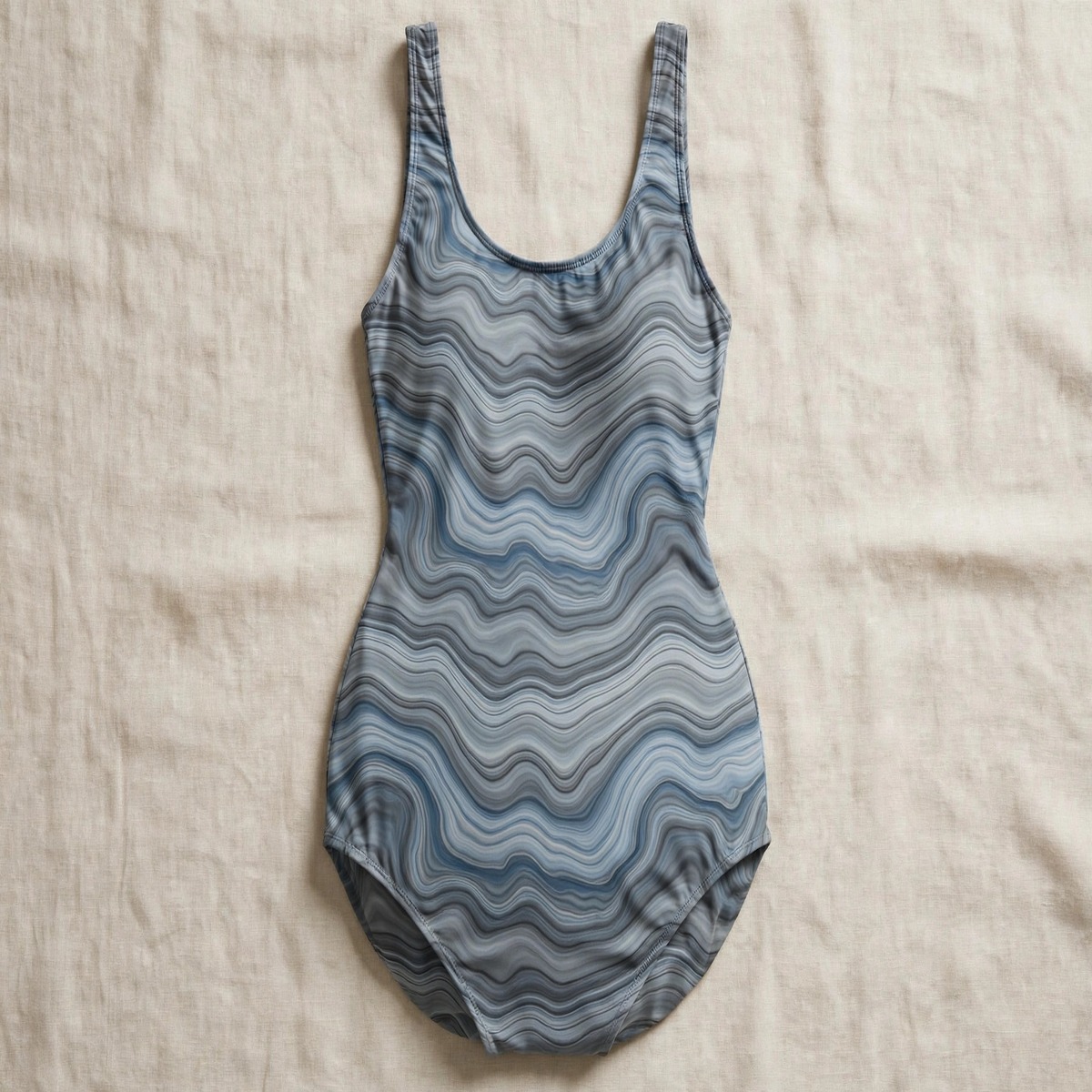 Zoitra Mineral Wave One-Piece Swimsuit — Swim & Resort from Zoitra Collective