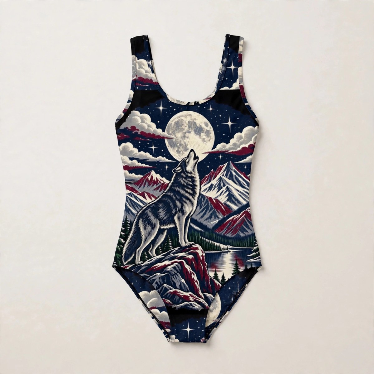 Zoitra Moonlit Howl One-Piece Swimsuit — Swim & Resort from Zoitra Collective