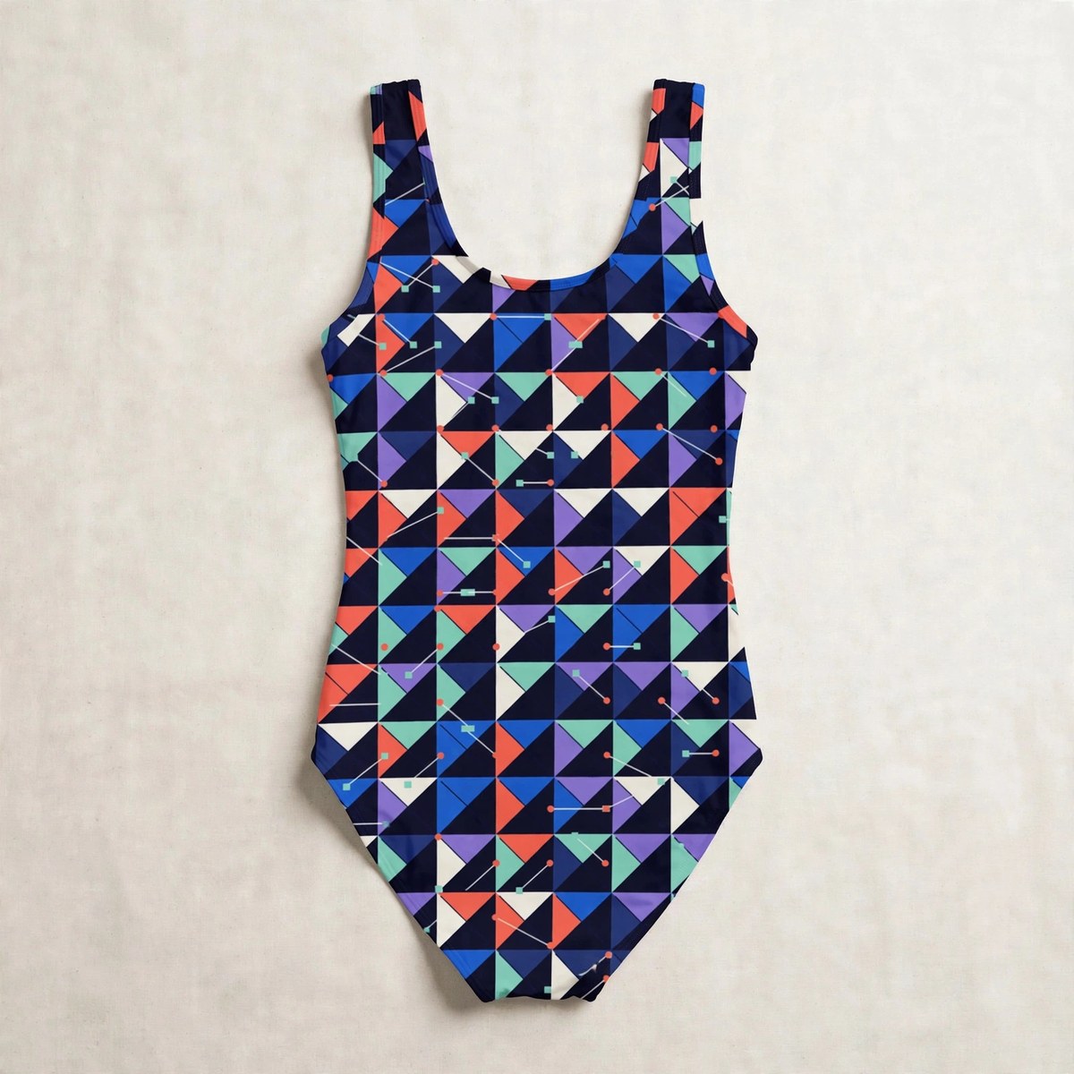 Zoitra Prism Circuit One-Piece Swimsuit — Swim & Resort from Zoitra Collective