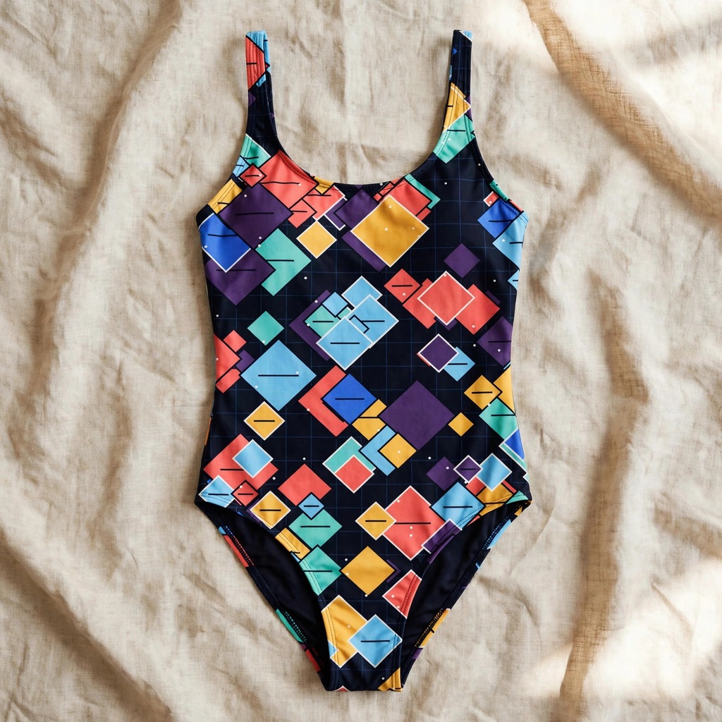 Zoitra Twilight Mosaic One-Piece Swimsuit — Swim & Resort from Zoitra Collective
